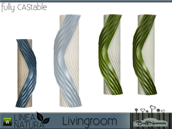 Sims 3 — Linea Natura Living Vase B by BuffSumm — Part of the *Linea Natura Series - Living* ***TSRAA***