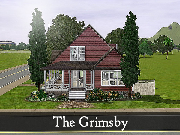 Sims 3 — The Grimsby by paigeedoll — This beautiful little home has an open concept living area complete with 2 very