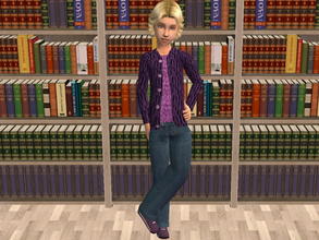 Sims 2 — Boys 3P Outfit Set - prpl by zaligelover2 — A 3-piece outfit for boys.