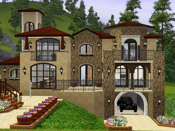 Sims 3 — Summer Villa 2 by gox352 — Large traditional family Villa with 3 bedrooms, 3 bathrooms, large living and dining