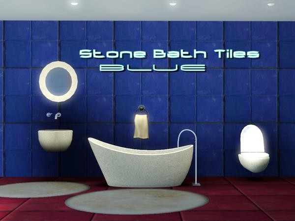 Sims 3 — Stone Bath Tile I by thethomas04 — Textured Stone Tiles have amazing texture for a realistic Bathroom look.