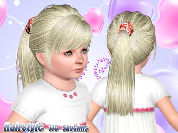 Sims 3 — Skysims Hair Toddler 115 by Skysims — Female hairstyle for toddlers.