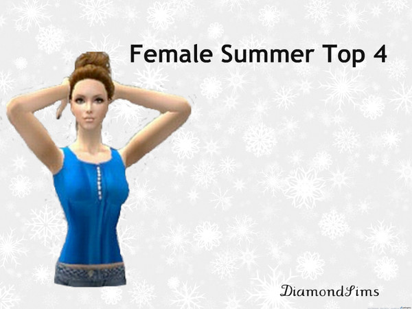 Sims 2 — Summer Female Top 2 by DiamondSims2 — Summer Female Top 2
