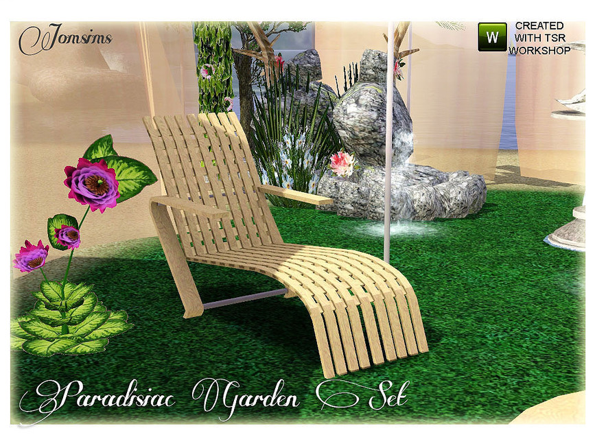 The Sims Resource lounge chair paradisiac