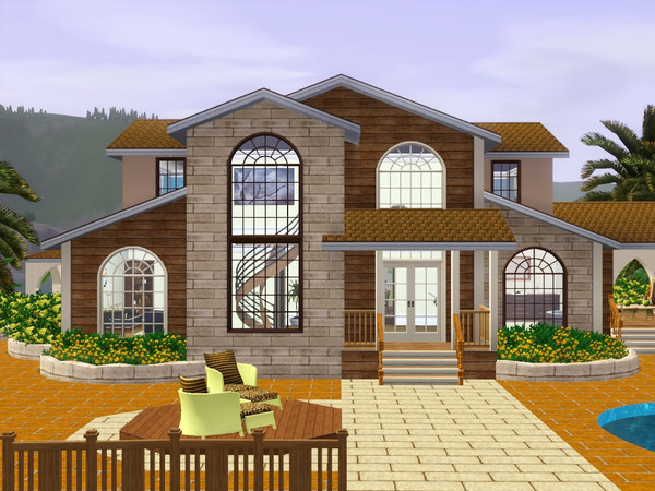 Sims 3 — Beach Resort by gox352 — Large Beach family Villa with 3 bedrooms, 2 bathrooms, 2 large living rooms one of them