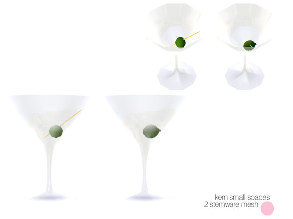 Sims 3 — Kern 2 Stemware Mesh by DOT — Kern 2 Stemware Mesh by DOT of The Sims Resource