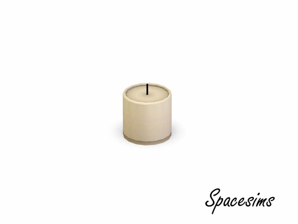 Sims 3 — Adria bathroom - Candle by spacesims — A small, simple candle.