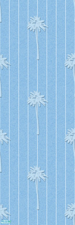 Sims 2 — Studio K Balmy - Sky by StudioKhagerks — Great for Twikkii Island resorts. Balmy has palm trees and pinstripes