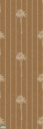 Sims 2 — Studio K Balmy - Latte by StudioKhagerks — Great for Twikkii Island resorts. Balmy has palm trees and pinstripes