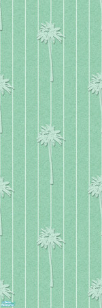 Sims 2 — Studio K Balmy - Mint by StudioKhagerks — Great for Twikkii Island resorts. Balmy has palm trees and pinstripes