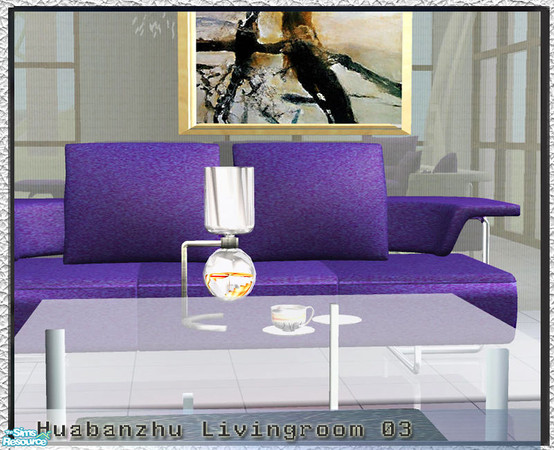 Sims 2 — Huabanzhu livingroom 03 -coffee set by huabanzhu — 