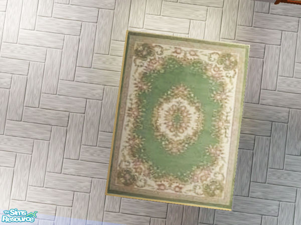 Sims 2 — Venice Livingroom - Rug by MysticVelvet — this is a recolor of Echos 3x4 Rug, you will need her mesh for this to