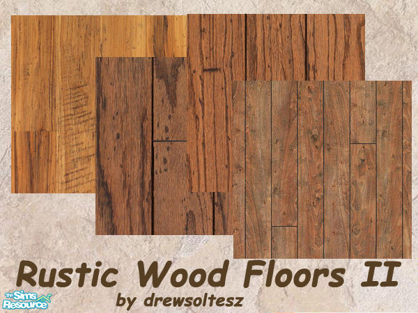 Sims 2 — Rustic Wood Floors II by drewsoltesz — Another set of rough-hewn wood floors, ideal for that barn, ranch house,