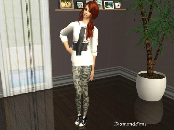 Sims 2 — Adult Female Slim Jeans 3 by DiamondSims2 — 