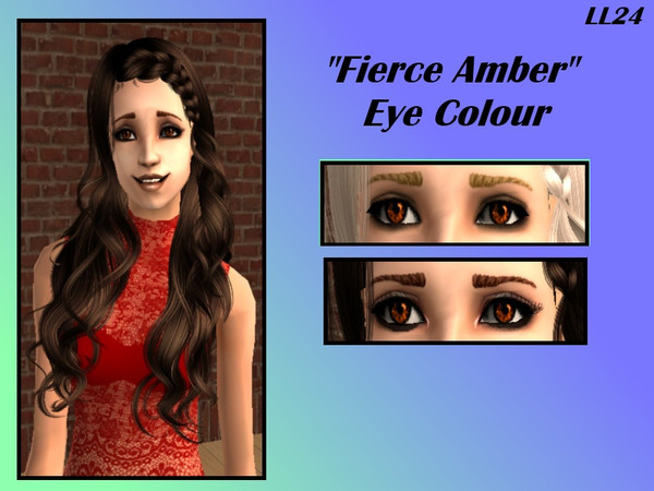 Sims 2 — The Fantasy Eye Colour Collection - Fierce Amber by luckylibran242 — Sims that you don\'t want to mess with.