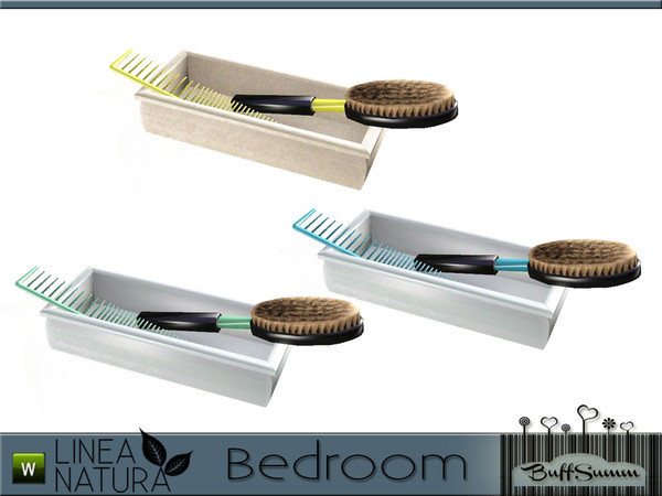 Sims 3 — Linea Natura Bedroom Brushbox by BuffSumm — Part of the *Linea Natura Series - Bedroom* ***TSRAA***
