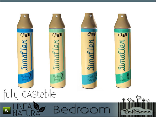 Sims 3 — Linea Natura Bedroom Hairspray by BuffSumm — Part of the *Linea Natura Series - Bedroom* ***TSRAA***