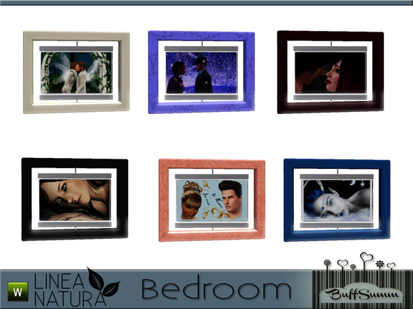 Sims 3 — Linea Natura Bedroom Frame D by BuffSumm — Part of the *Linea Natura Series - Bedroom* ***TSRAA***