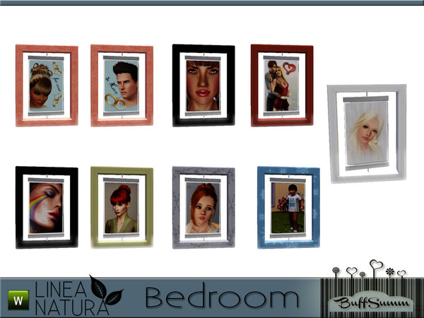 Sims 3 — Linea Natura Bedroom Frame A by BuffSumm — Part of the *Linea Natura Series - Bedroom* ***TSRAA***