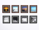 Sims 3 — Four Pictures in a Row by Spinnetje2 — Now you can brighten up your Sim house with 2 different paintings that