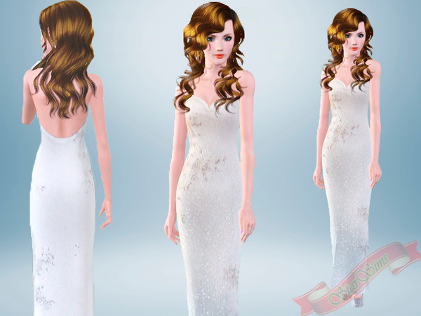 Sims 3 — Snowflake by StarSims — The perfect dress for a big night. I hope you like it! -no recolorable -CAS and launcher