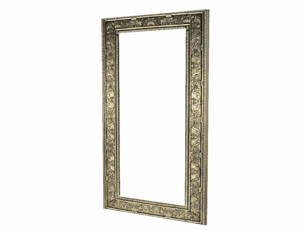 Sims 3 — Brown Cherry Closet Mirror by Flovv — An antique wall mirror.