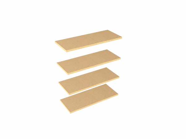 Sims 3 — Brown Cherry Closet Shelves Inside by Flovv — The best shelves for showcasing your folded clothes.