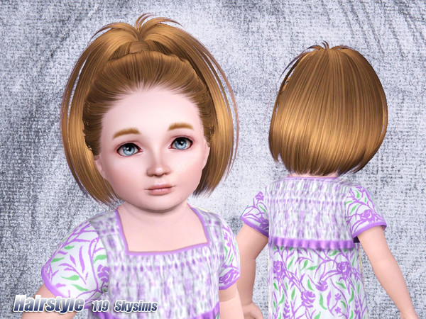 Sims 3 — Skysims Hair Toddler 119 by Skysims — Female hairstyle for toddlers.