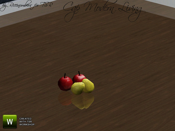 Sims 3 — Cap Modern Living Fruit by TheNumbersWoman — Stylish Furniture priced for the disappearing middle class