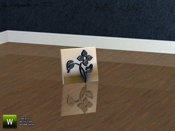 Sims 3 — Cap Modern Living Mirror culpture by TheNumbersWoman — Stylish Furniture priced for the disappearing middle
