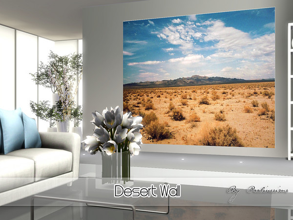 Sims 3 — Desert Wall by Pralinesims — By Pralinesims