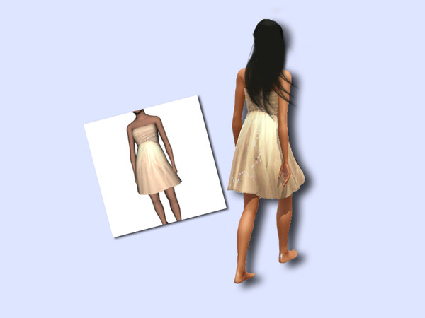 Sims 3 — simple cute dress by chioko by chioko2 — Aloha :3 It's my first try to create an dress and.. what should I say?
