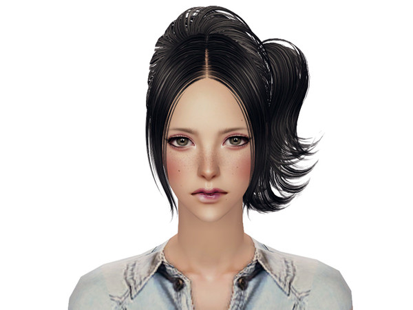 Sims 2 — Skysims Hair 118 Black by Skysims — 