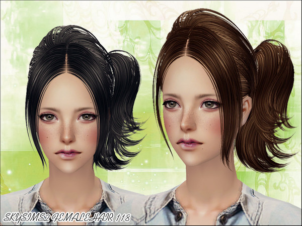 Sims 2 — Skysims Hair 118  Mesh by Skysims — 