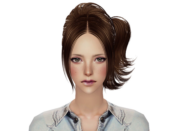Sims 2 — Skysims Hair 118  Brown2 by Skysims — 