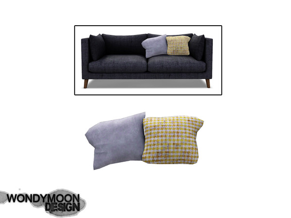 Sims 3 — Samarium Pilllows - Two pcs. by wondymoon — - Samarium Living - Pilllows - Two pcs. - wondymoon@TSR - Jun'2013