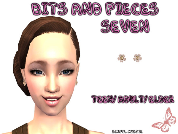 Sims 2 — Bits and Pieces - Seven by sinful_aussie — A set of different earrings i had leftover and decided to share!