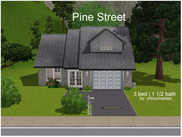 Sims 3 — Pine Street by untouchables2 — New to the neighborhood? Looking for the perfect home for Mom, Dad and the kids?
