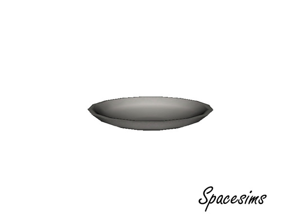 Sims 3 — Lexi kitchen - Plate by spacesims — A clean kitchen plate. It is also stackable, which means you can put more