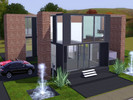 Sims 3 — High-end Home [unfurnished] by Kayleekins2 — Modern house that is two stories with a large wrap around pool