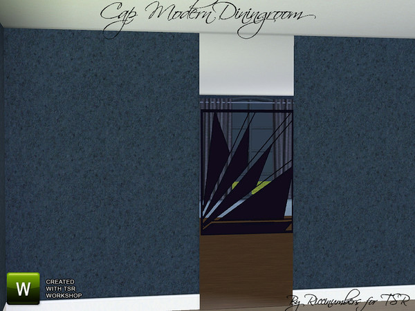 Sims 3 — Cap Modern Dining Mirror by TheNumbersWoman — Stylish Furniture priced for the disappearing middle class