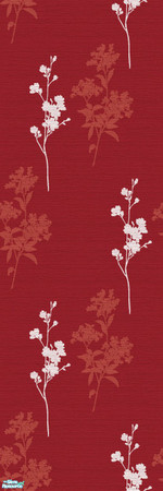 Sims 2 — Studio K Blossom - Maroon by StudioKhagerks — Great for Takemizu Village hotels! Blossom has a lovely delicate