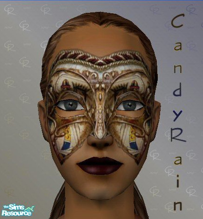 Sims 2 — Carnivale Masks - #1 by Candyrain — Just in time for Halloween! Now your Sims can masquerade in style with these