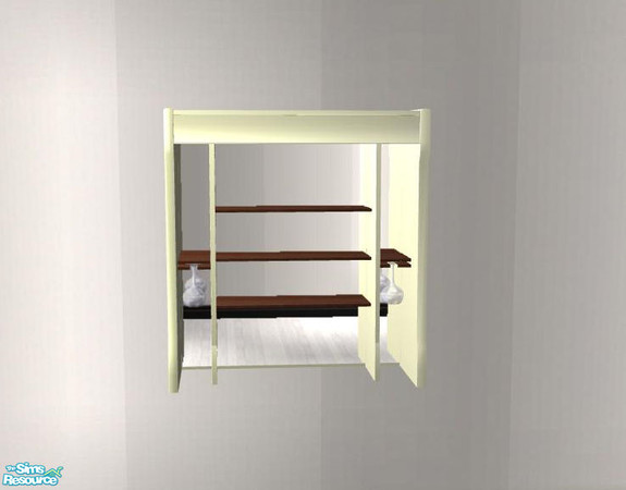 Sims 2 — PB Bar - Mirrorwallcabinet - recolor cream by ShinoKCR — 