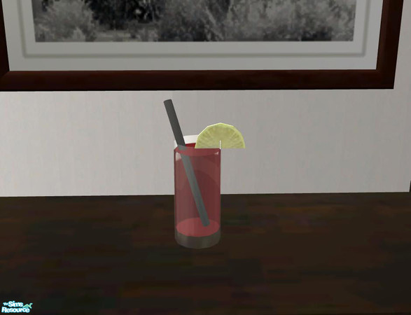 Sims 2 — PB Bar - Cocktail Shirley Temple by ShinoKCR — 