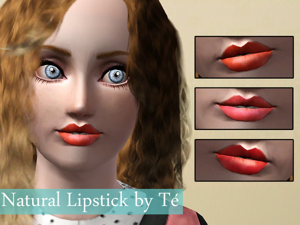 Sims 3 — [TE] Natural Lipstick by TeandSims2 — Natural lipstick :) Female only, teen-elder -Te