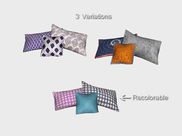 Sims 3 — Ung999 - Pillow 18 for Single bed by ung999 — Ung999 - Pillow 18 for Single bed @ TSR