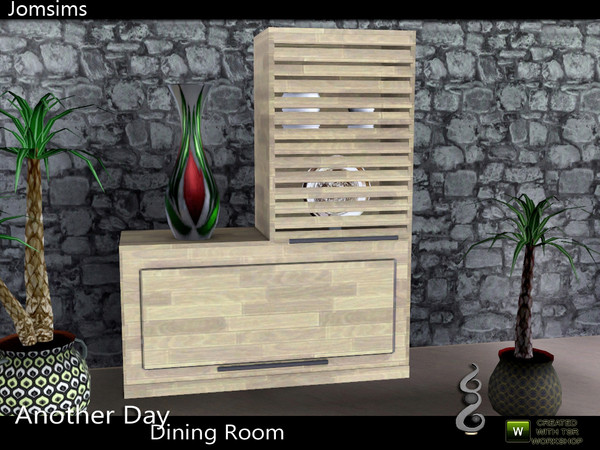 Sims 3 — another day deco furniture left with big vase by jomsims — another day deco furniture left