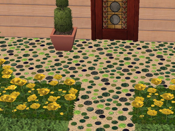 Sims 2 — Pebbled Floors - Green by zaligelover2 — Pebbled flooring.