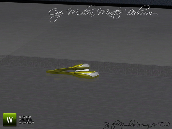 Sims 3 — Cap Modern Master Bedroom Brush Set by TheNumbersWoman — Stylish Furniture priced for the disappearing middle